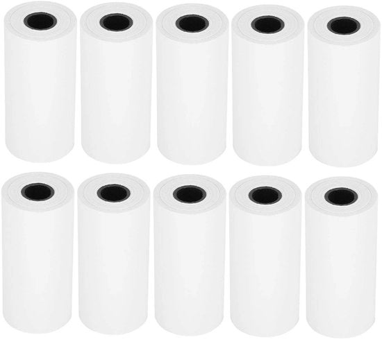 Papier A4 termico - 10 rotoli - Alta durata - Fotocamera termica portatile - Facile da utilizzare - Qualità garantita - Carta per stampante