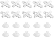 Distributore per acquari con morsetto robusto - Clip di fissaggio - Piastra di plastica a rete - Supporti di isolamento - Per acquari - Risultati affidabili - Clip per acquari