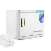 ZMH Scaldasalviette bianco 23L scaldasalviette rotante a 360° asciugasalviette UV per saloni di bellezza e spa