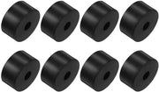 Accessori per Auto - Spaziatori in Neoprene - Pads di isolamento antivibrazioni - 8 pezzi - 10 x 20 x 40 mm - Nero.