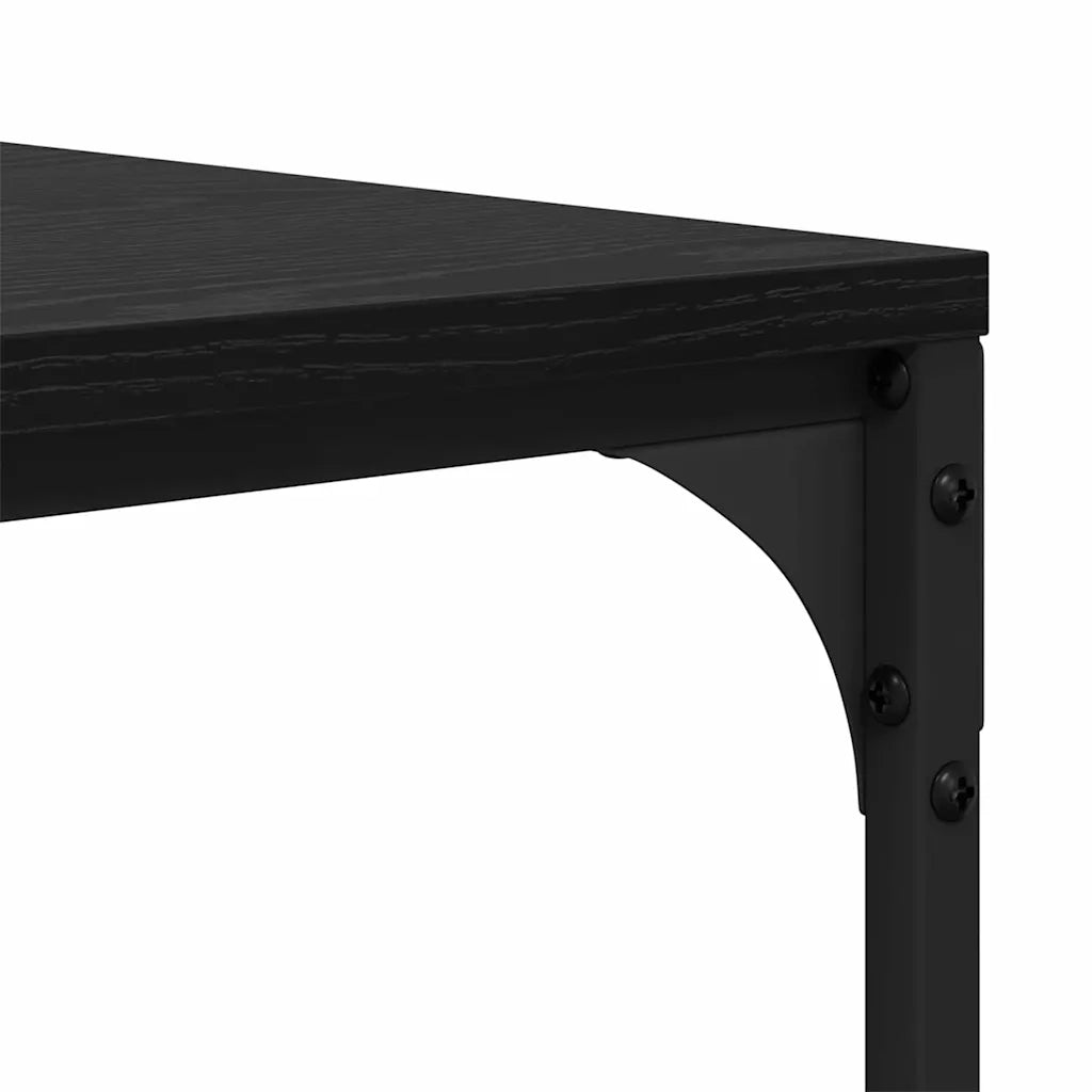 Tavolino da salotto | Tavolino da caff¨¨ | Tavolino da Soggiorno Rovere Nero 100 x 50 x 35 cm