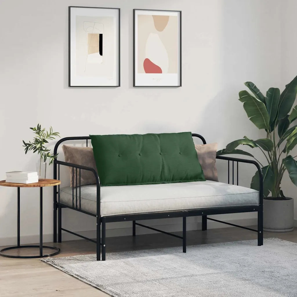 Cuscino per Schiena | Cuscino dorsale Verde Giungla 100 x 50 cm Tessuto in Cords