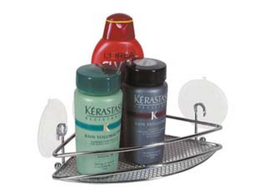 1pz mensola angolo star singola con ventose - cm.18x18x7 cod:ferx.fer323888