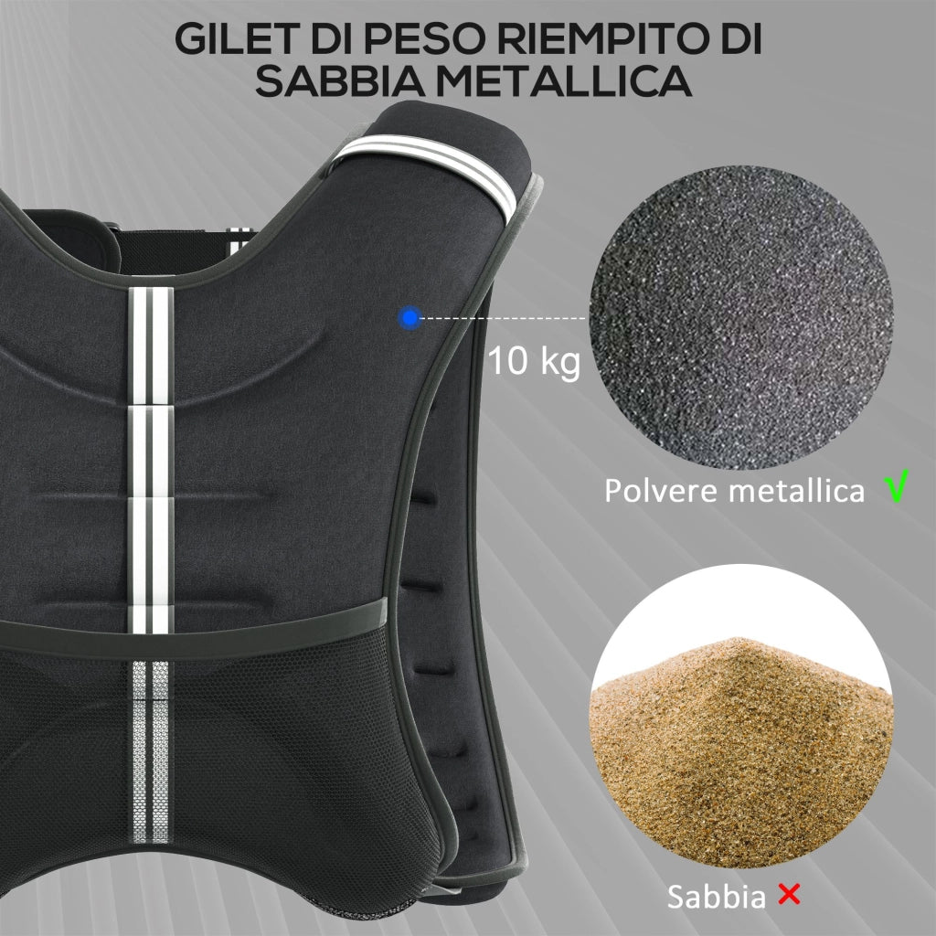 Giubbotto Zavorrato ¨C zephmum ¨C Nero, Tessuto Oxford, 40x35 cm