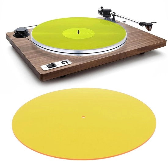 Matrice di supporto per disco in acrilico - Tavola di supporto per disco 12 pollici - Matrice di sostituzione per disco - Livello di rumore basso - Resonanza migliorata - 300x300x3mm