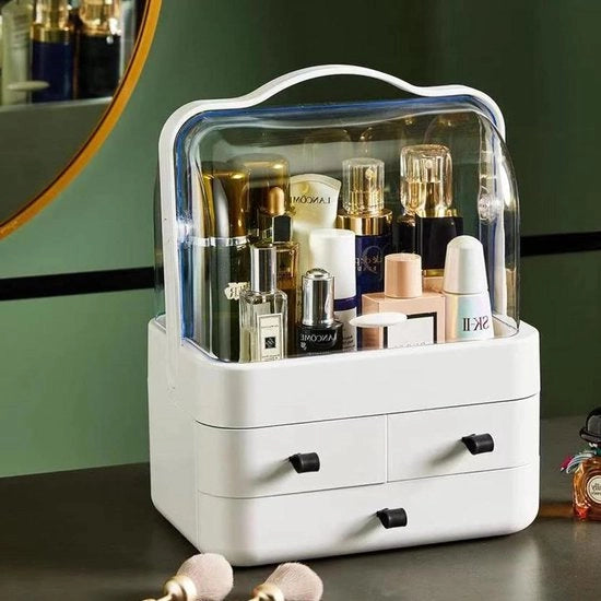 Organizzatore per trucco - 27 x 17 x 33 cm - Nero