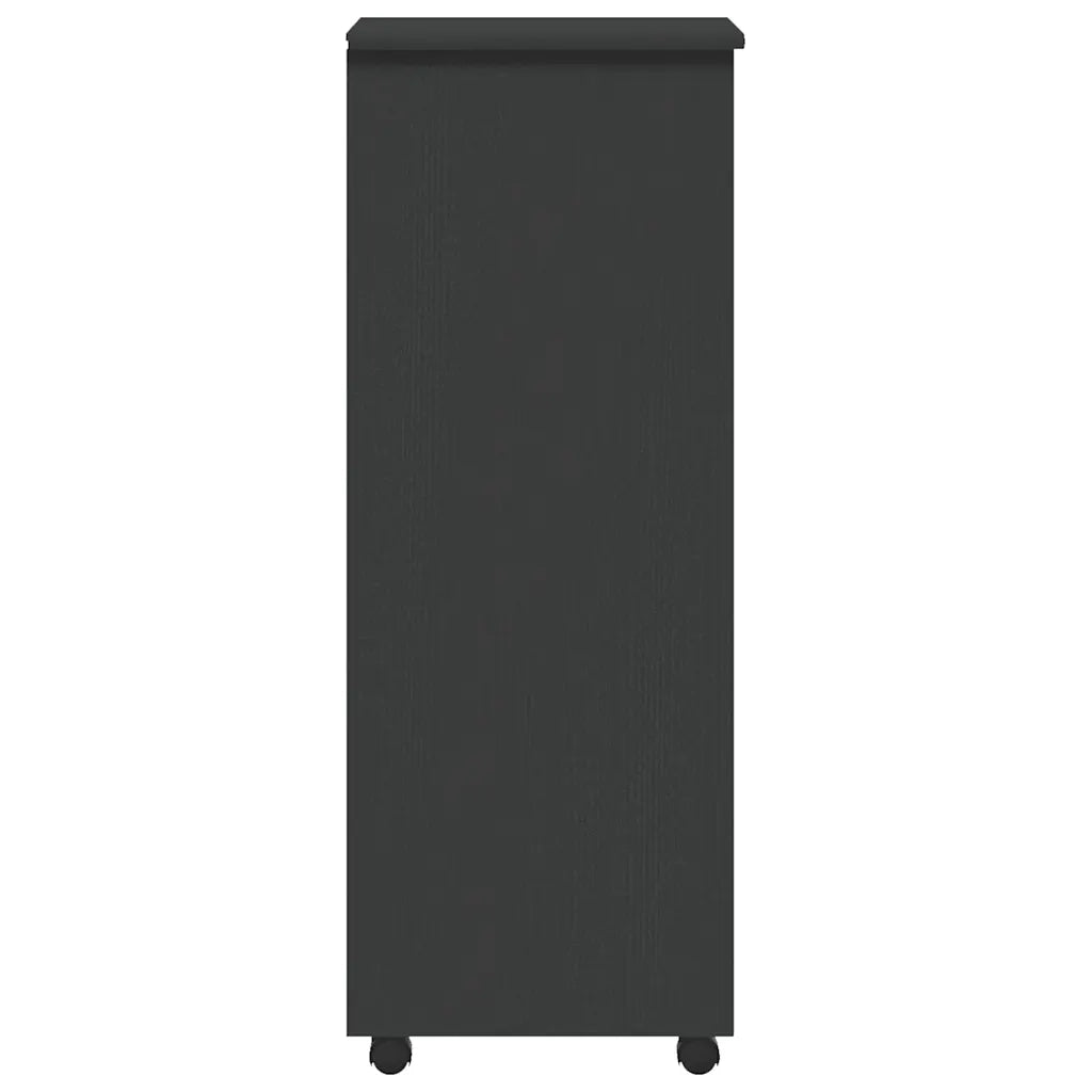 Mobiletto con cassetti e ruote pratico design moderno stile ufficio 34 x 39 x 103 cm realizzato in legno di pino grigio 02_0047164