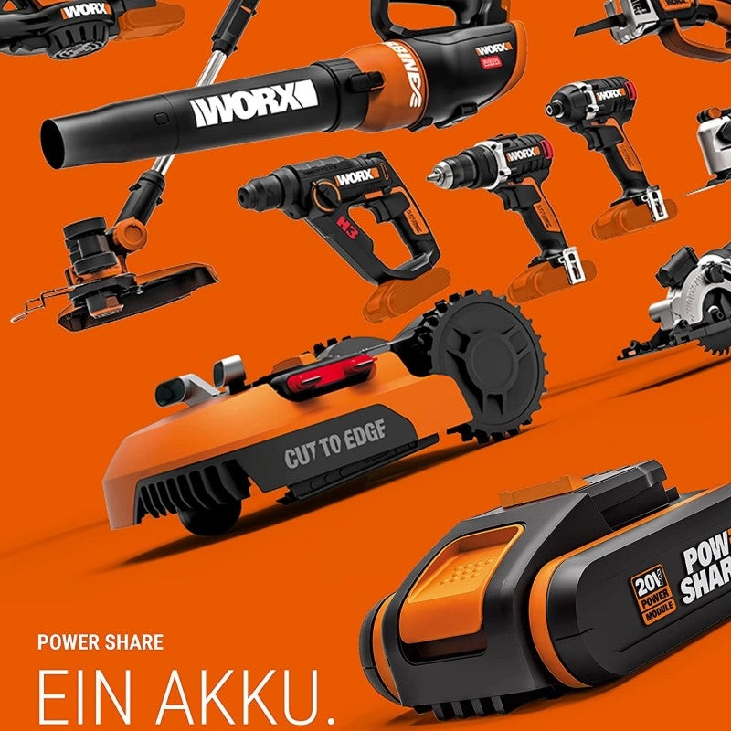 Elettrosega a Batteria WG385E.9 40V Brushless 2.0 Barra 40 cm Solo Corpo per Taglio Intensivo - WORX