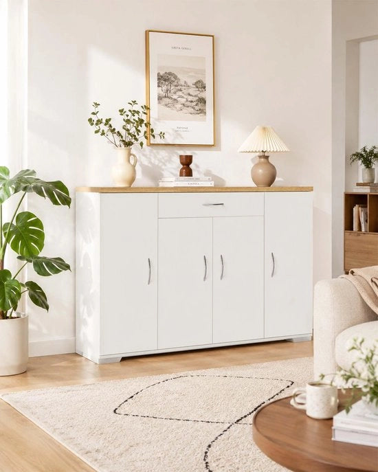 Cassettiere con Porte e Lavello in Stile Moderno - 110 cm - Ideale per Spazi Ristretti