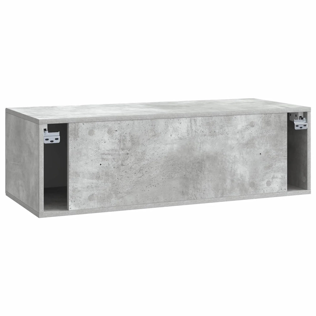 Mobile Porta TV da Muro Grigio Cemento 98 x 41 x 30 cm 899038