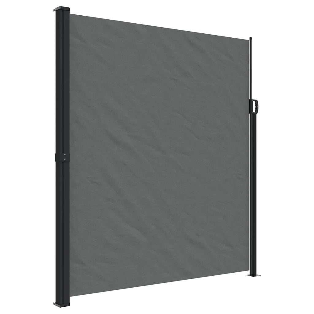 Tenda da Sole Laterale Retrattile-Tenda parasole per balcone per giardino Antracite 220x600 cm 398075