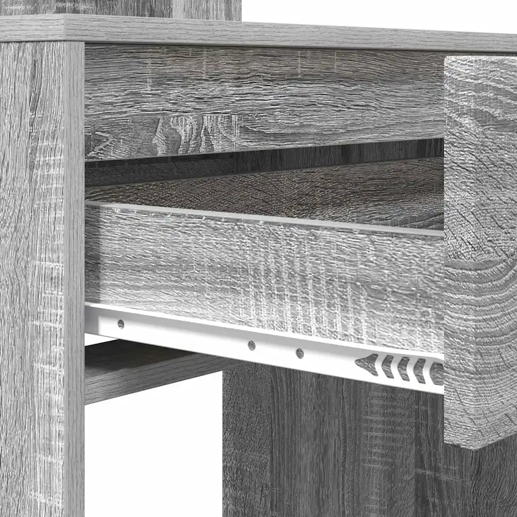 Tavoli da Trucco per Camera da Letto con cassetto Grigio Sonoma