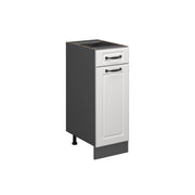Vicco Mobiletto base per cucina Bianco casa di campagna 30 cm senza piano di lavoro