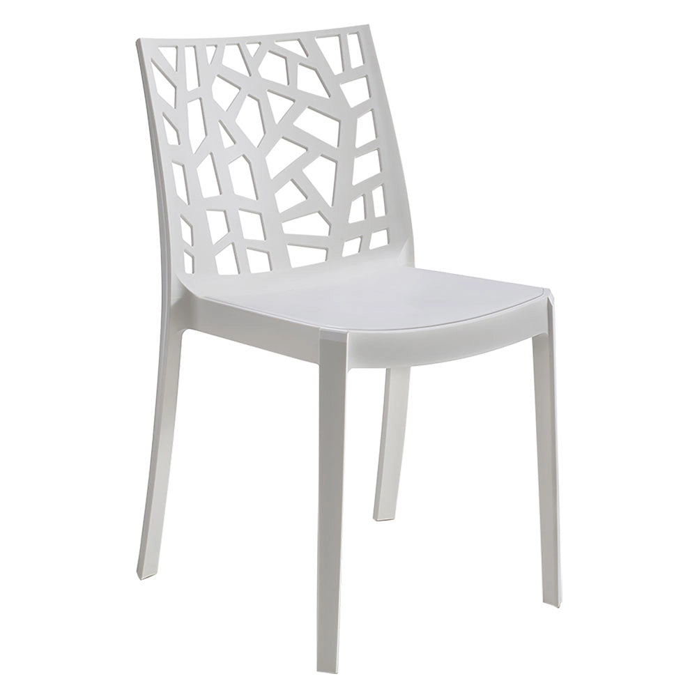 SEDIA IN POLIPROPILENE 'MATRIX' bianco  - BICA