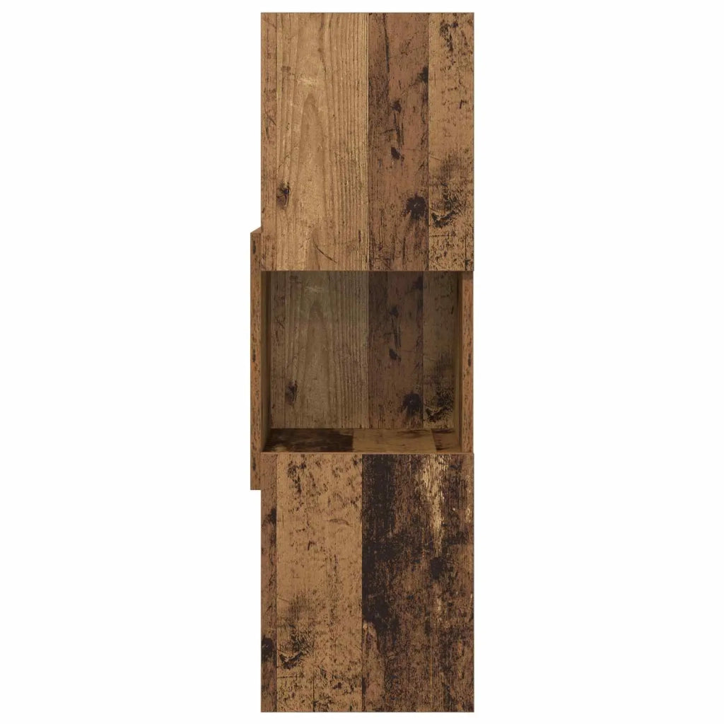 Mobile angolare Legno vecchio 30,5x30x95cm Legno multistrato 889835