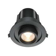 Maytoni Lampada da Incasso Hidden 1 luce LED integrato nero alluminio