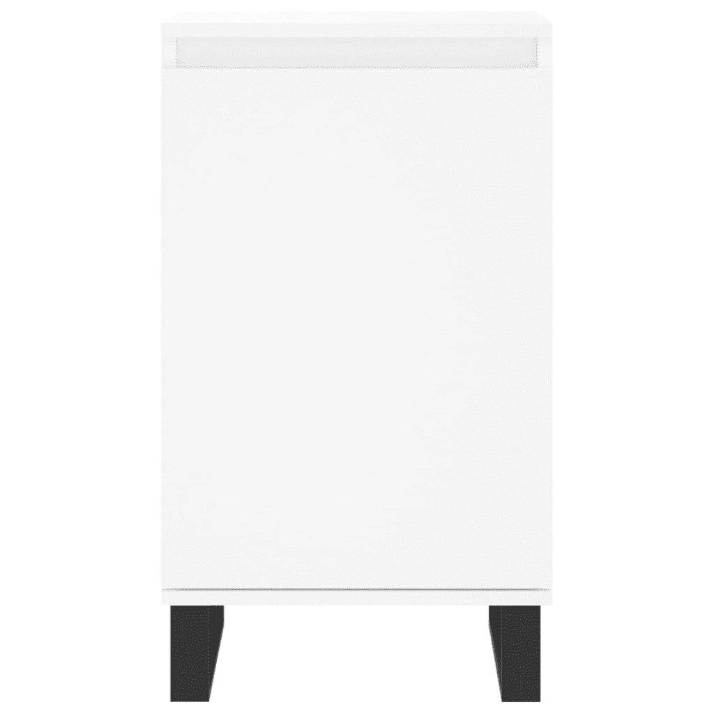 Credenze 2 pz Bianche 40x35x70 cm in Legno Multistrato 831069