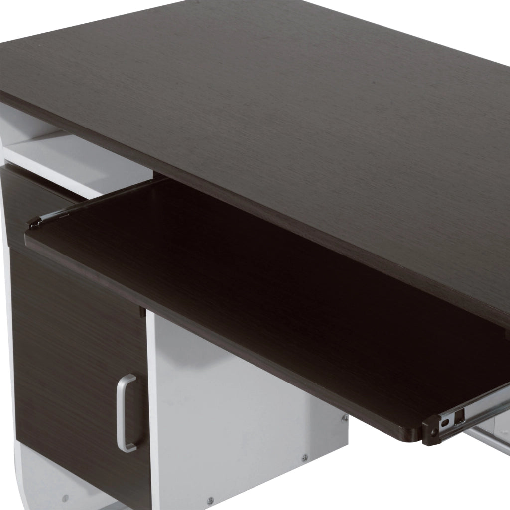 Scrivania da Ufficio in Legno con Cassetto ¨C Zephmum ¨C Color Noce 90x50x75 cm