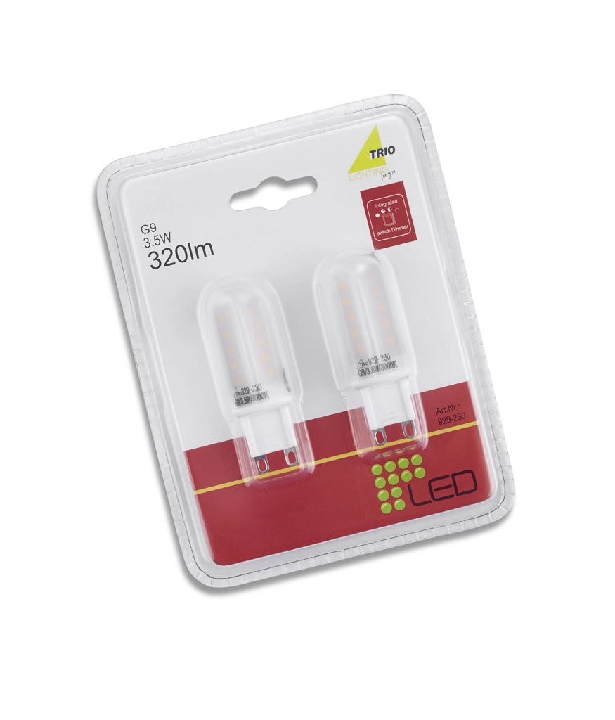 Lampadina Led G9 3W Dimmer Blister 2 Pz Compatta GD Trio