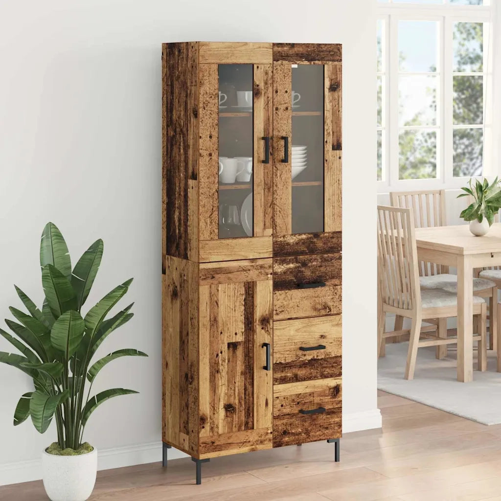 Credenza con cassetto 2 pcs Legno vecchio Legno multistrato 3415763