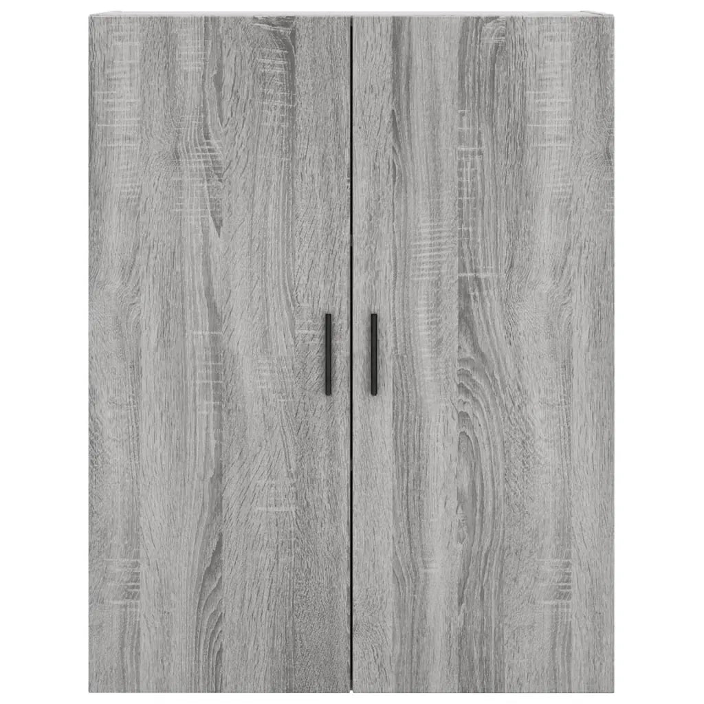 Credenza Grigio Sonoma 69,5x34x180 cm in Legno Multistrato 3195753