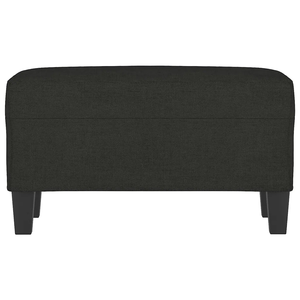 Panca Nero 70x35x41 cm in Tessuto CFW6249998