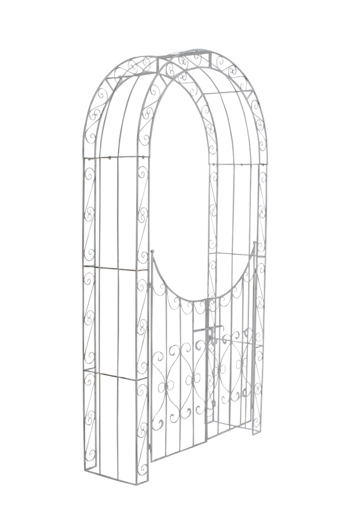 Arco da Giardino Sina con Porta bianco antico