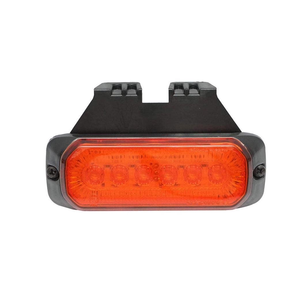 Lampada laterale LED con supporto, 12V-24V, gialla, 132x46 mm, Breckner Germany