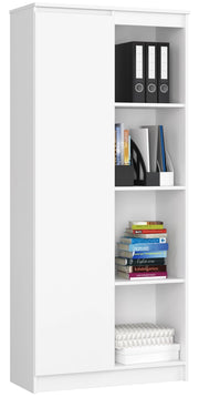 Armadio da ufficio AKORD R80 Bianca 80 cm 1 anta 80x35x180 cm