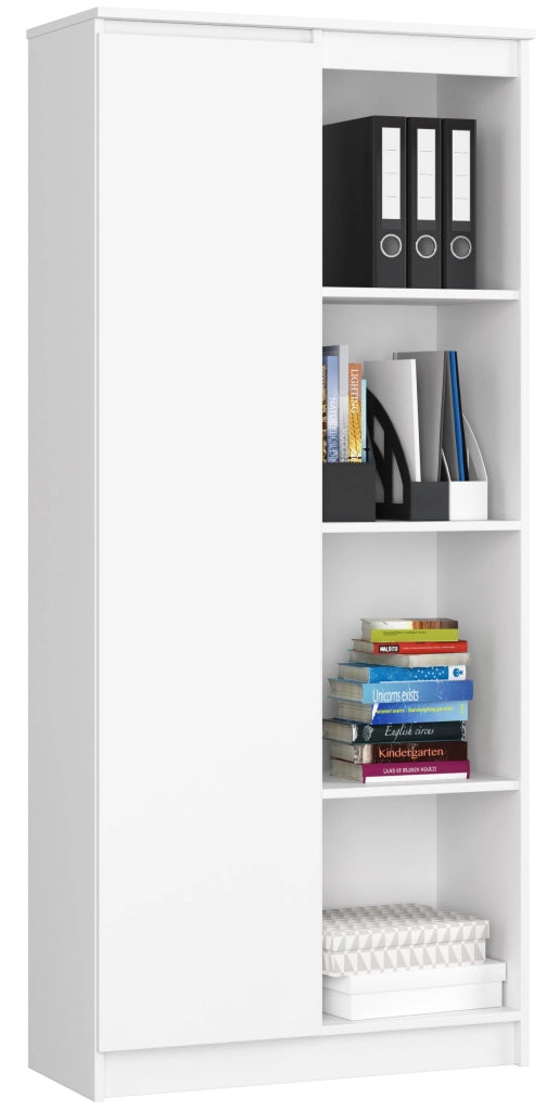 Armadio da ufficio AKORD R80 Bianca 80 cm 1 anta 80x35x180 cm