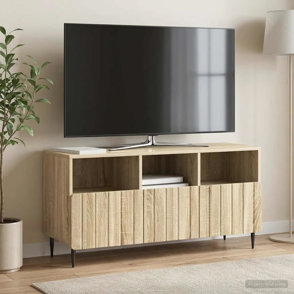 Mobile TV Rovere Sonoma 102 x 34,5 x 50 cm Legno ingegnerizzato 894447
