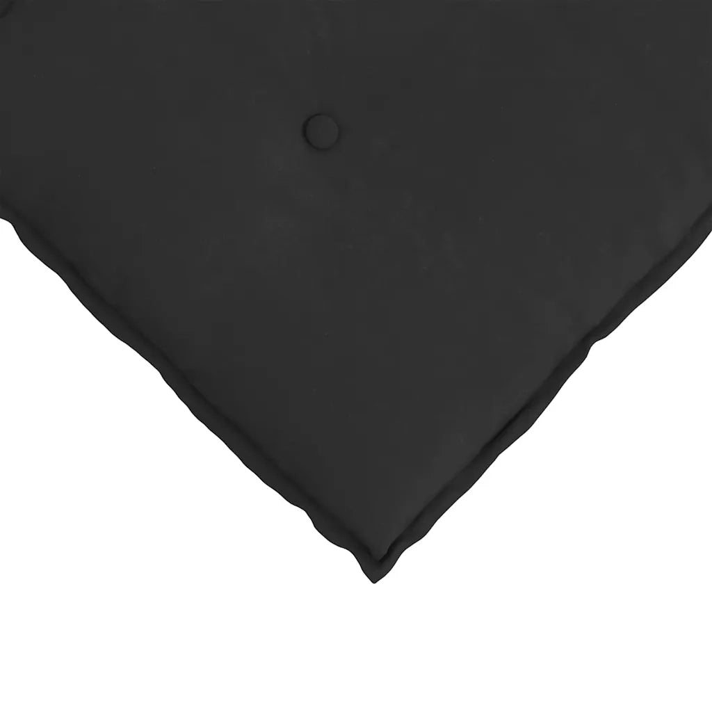 Cuscino per Schiena Nero 120 x 50 cm Tessuto in Microfibra 42014819