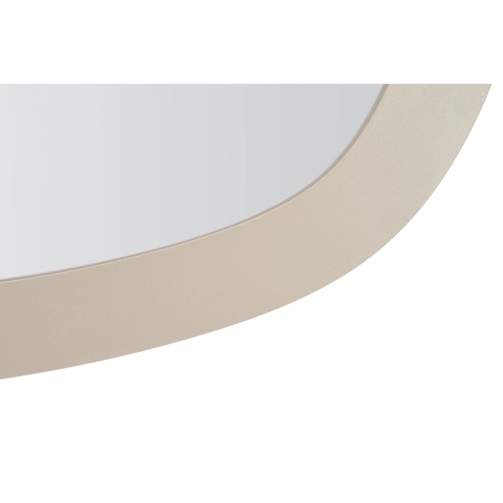 Specchio da parete Saturno con cornice tortora