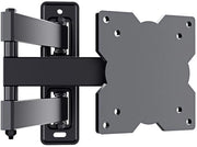 Supporto per schermo da parete per schermi da 14 a 32 pollici, VESA 75x75 a 100x100mm, rotativo, inclinabile e estensibile per TV LED, OLED, piane e curve da parete - Carico massimo 20 kg