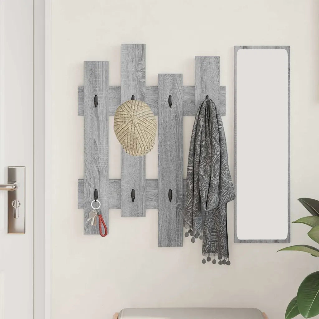 Appendiabiti a muro Grigio Sonoma 60 x 3 x 82 cm CFW6554951