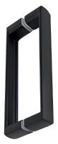 Coppia Maniglie Ricambio Box Doccia Nero Opaco – Interasse 145 mm – Lunghezza 158 mm – Stile Moderno