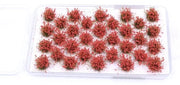 Grassetti Statici per Modellismo 8 mm - Autoadesivi - Modellazione Erba Artificiale - Terreno di Gioco per Wargaming - 32 Pezzi - 110 mm x 60 mm - Piantine di Erba