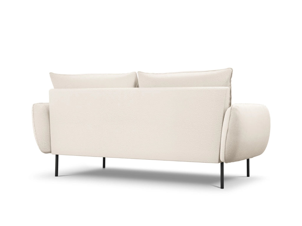 Cosmopolitan Design - Divano "Vienna" 3 posti in bouclé beige 