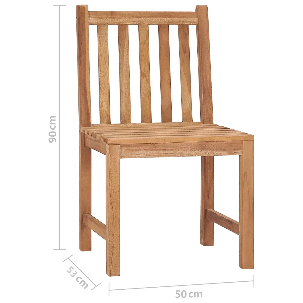 Sedie da Giardino 2 pz con Cuscini in Legno Massello di Teak 3062930