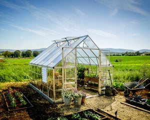 Serra Da Giardino in Policarbonato Balance Ibrida  366X304X257 cm Argento