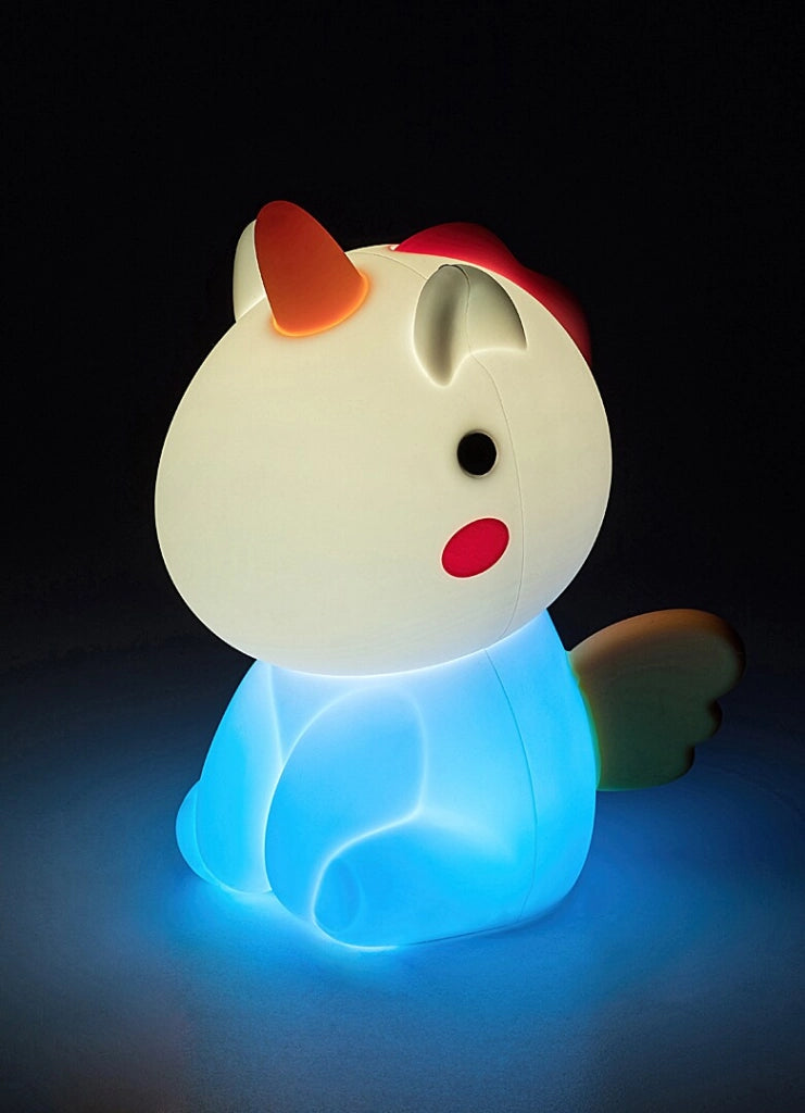 Lampada notte bimbi Unicorno LED RGB dimmer USB Rabalux