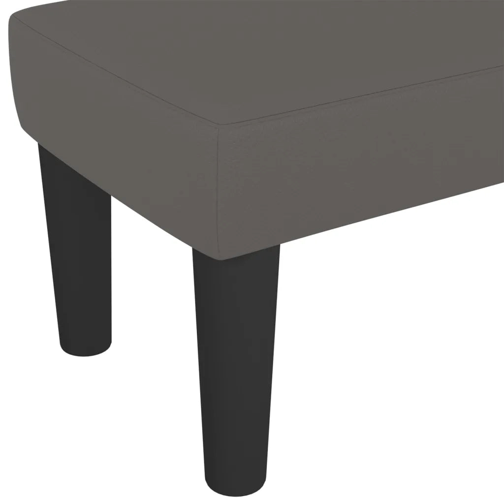 Panca Grigia 100x30x30 cm in Similpelle CFW6383573