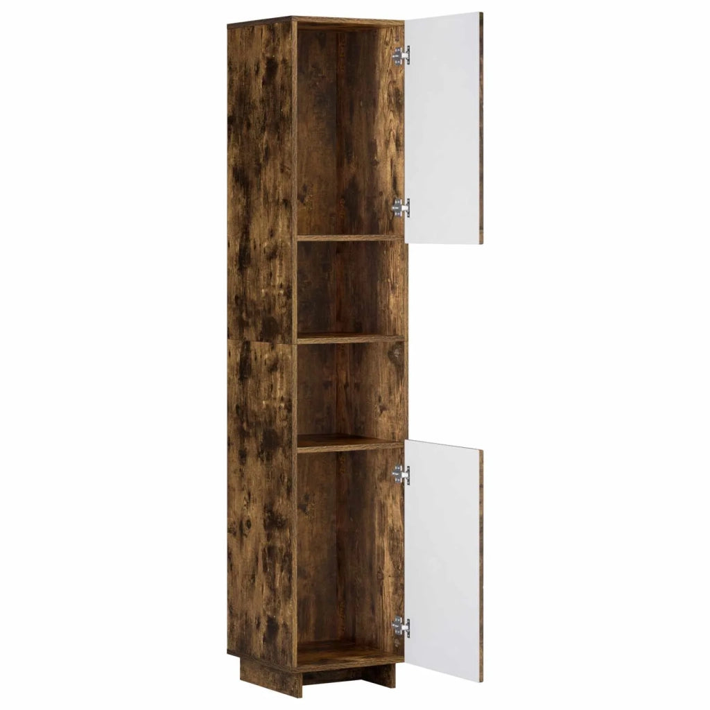 Mobile da bagno Rovere Fumo 36.5 x 38 x 180 cm 8011599