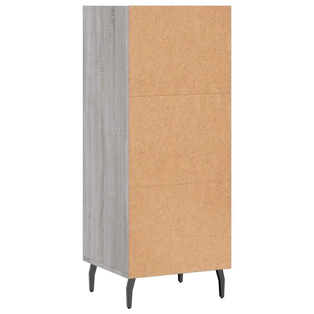 Credenza-Buffet-Armadio da cucina Grigio Sonoma 34,5x32,5x90 cm in Legno Multistrato 387233