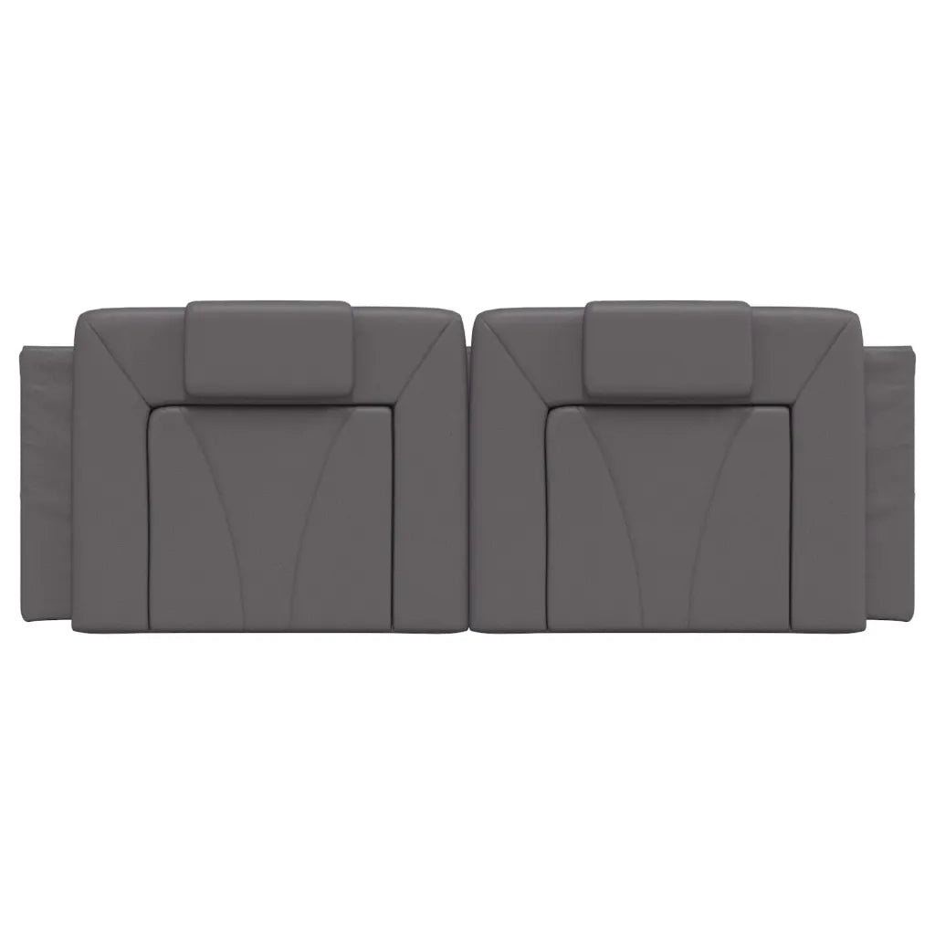 Cuscino Testiera Viana Grigio 120 cm in Similpelle CFW4446913