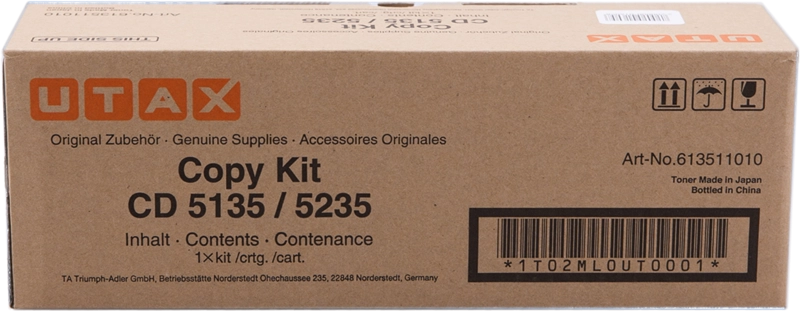 ORIGINAL Utax toner nero 613511010 613511010 ~7200 Seiten