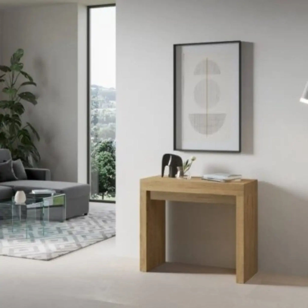 Consolle allungabile 90x40/300 cm Roxell quercia natura