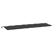 Cuscino per Panca | Cuscini per sedie Nero 200x50x7 cm in Tessuto Oxford