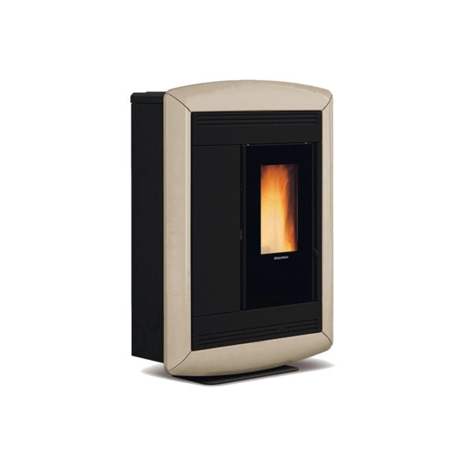 Extraflame 1275708 Souvenir Lux Evo Stufa a pellet canalizzata 10,2 kW A+ colore Tortora