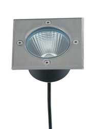 FARO A INCASSO CALPESTABILE LED WALK ACCIAIO QUADRATO 12W 1500LM 4000K IP67 14X14X9,15CM
